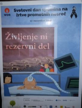 Obeležitev svetovnega dneva spomina na žrtve prometnih nesreč 1